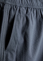 Paige Teague Cotton Shorts Navy