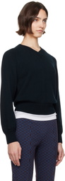 High Sport Navy Veronica Sweater