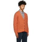 DOPPIAA Orange Mohair Aliano Cardigan