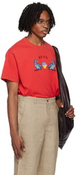 Bode Red Twin Parakeet T-Shirt