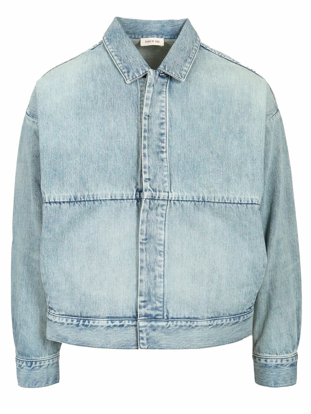 Fear of God Beige Oversized Check Shirt Jacket Fear Of God Fear of God Beige Oversized Check Shirt Jacket Fear Of God