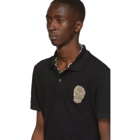 Alexander McQueen Black Skull Polo