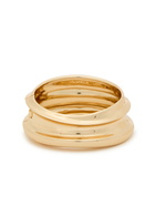 Jenny Bird Mega Lennon Sculpted Bangle Gold