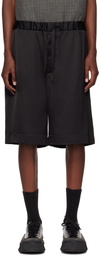 Jil Sander Black Drawstring Shorts