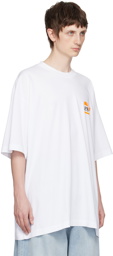 VETEMENTS White 'My Name Is' T-Shirt