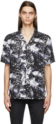 Ksubi Navy Splash Back Resort Short Sleeve Shirt