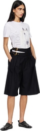 Chloé Black Double Waistband Shorts