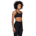 Live the Process Black Corset Sports Bra