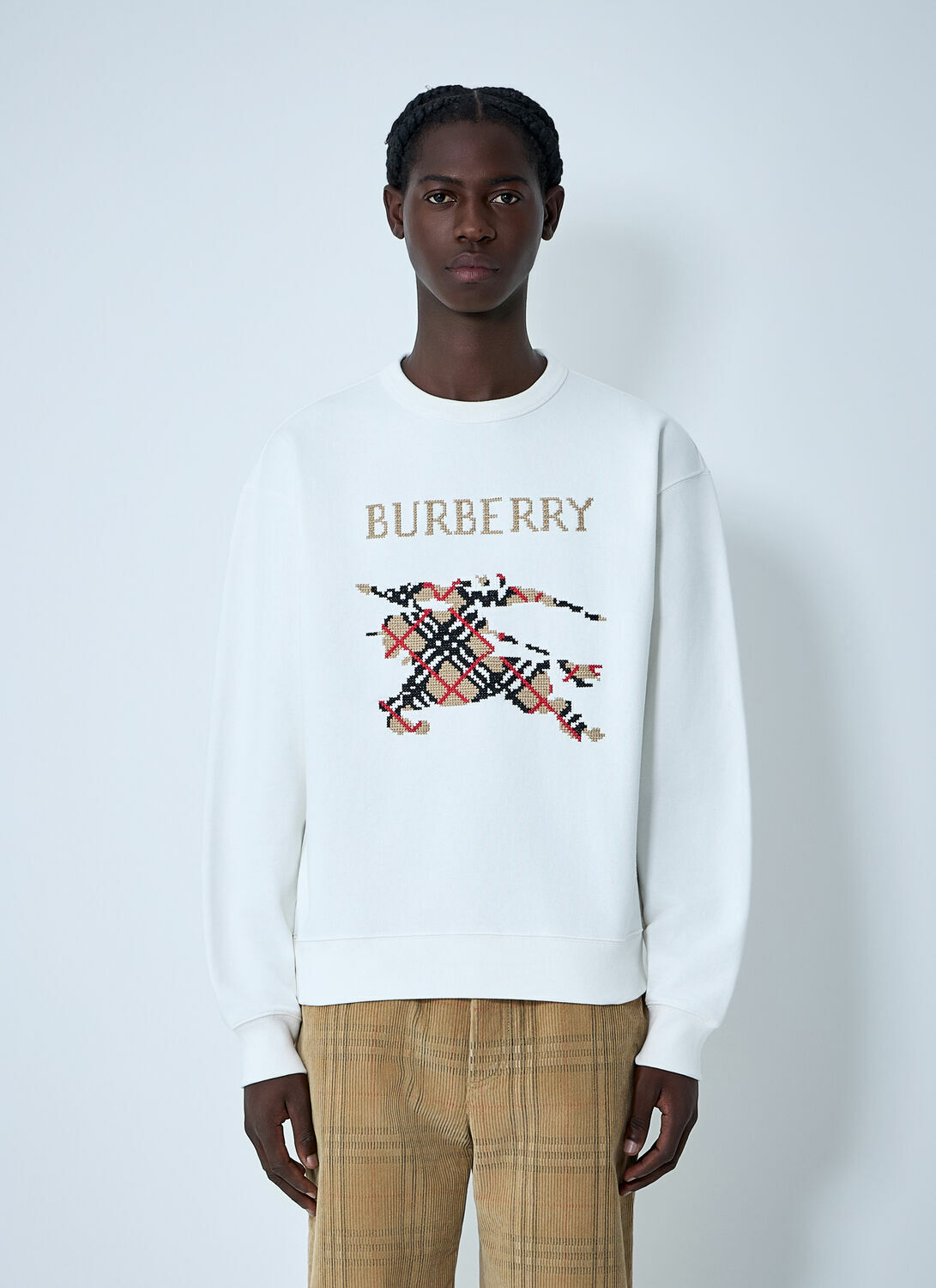 Burberry Logo Motif Sweatshirt
