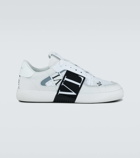 Valentino Garavani VL7N leather-trimmed sneakers