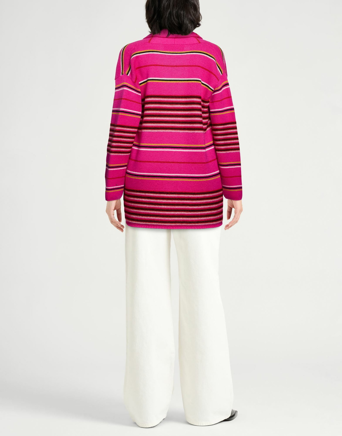 The Elder Statesman Womens Cardigan Fuchsia