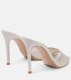 Gianvito Rossi Rania mesh and leather mules