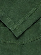 Drake's - Games Double-Breasted Linen Blazer - Green