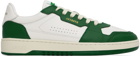 Axel Arigato White & Green Dice Lo Sneakers