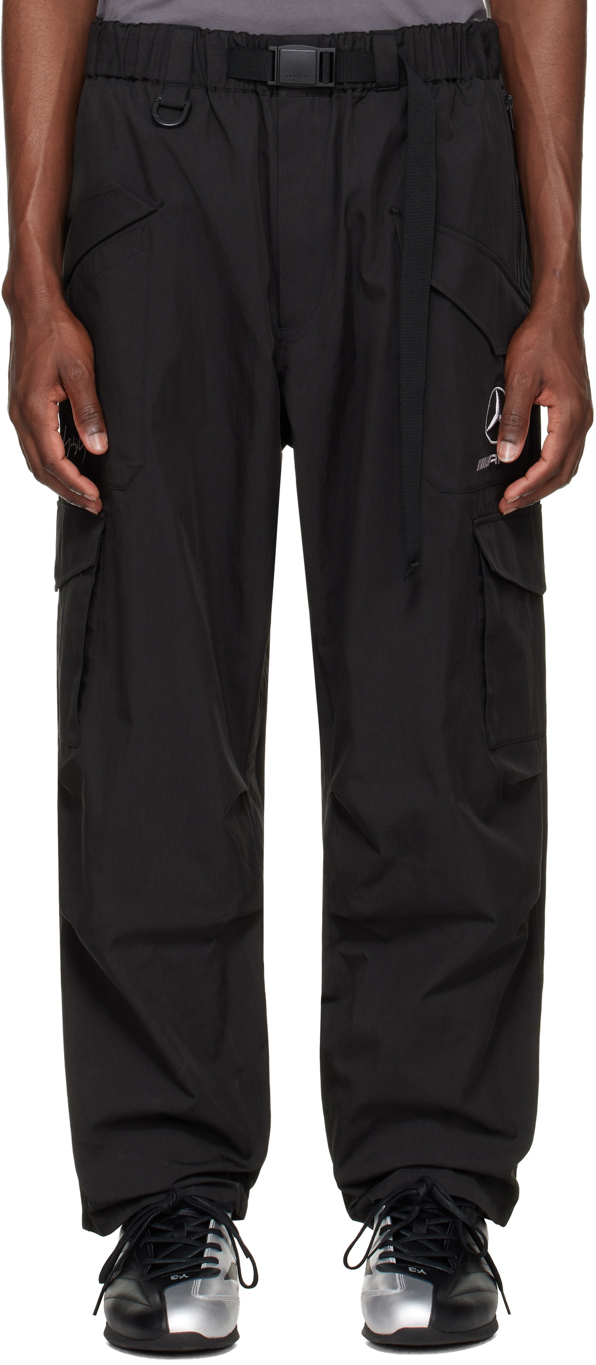 Y-3 Black Mercedes-AMG F1 Edition Cargo Pants