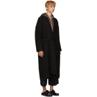 Jan-Jan Van Essche Black Yak Kimono Coat