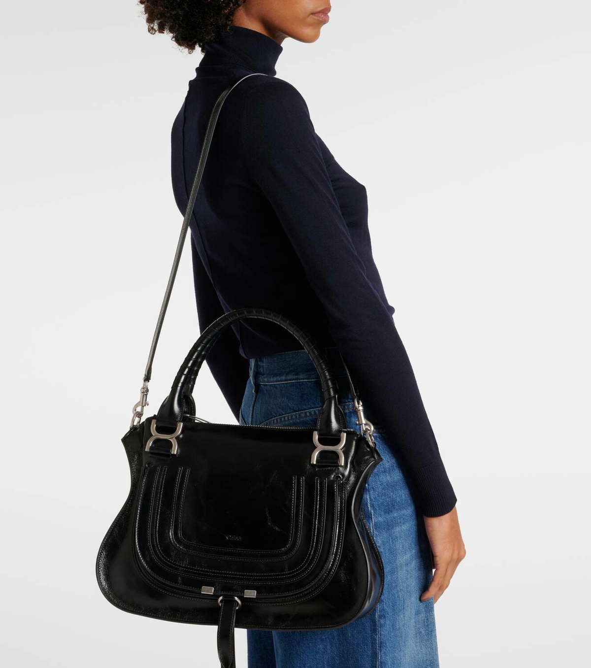 Chloé Marcie Large leather tote bag
