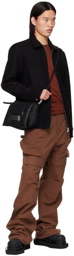 Rick Owens Brown Porterville Stefan Cargo Pants