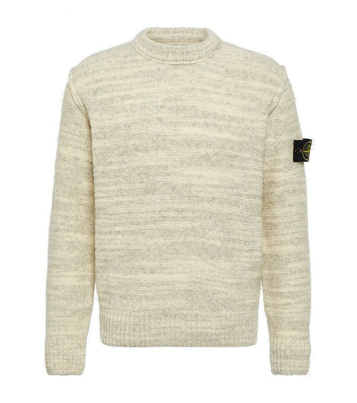 Photo: Stone Island Logo wool-blend sweater