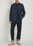 Belstaff Forge Linen Jacket Navy