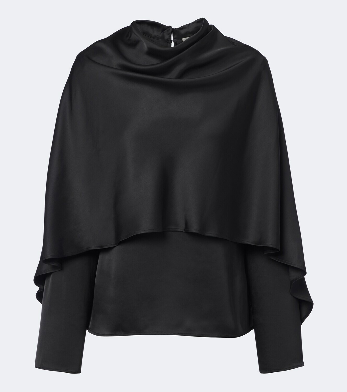 Róhe Caped satin top