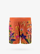 Etro Swim Trunk Orange   Mens