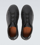 Zegna Triple Stitch leather sneakers