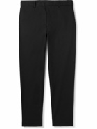 Paul Smith - Tapered Organic Cotton-Blend Twill Chinos - Black