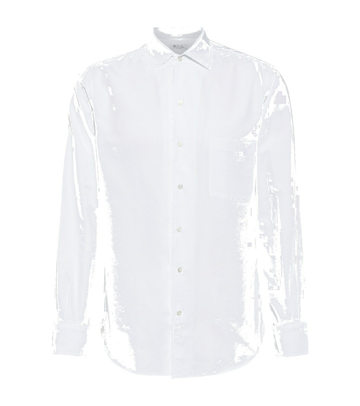 Photo: Loro Piana André cotton poplin Oxford shirt