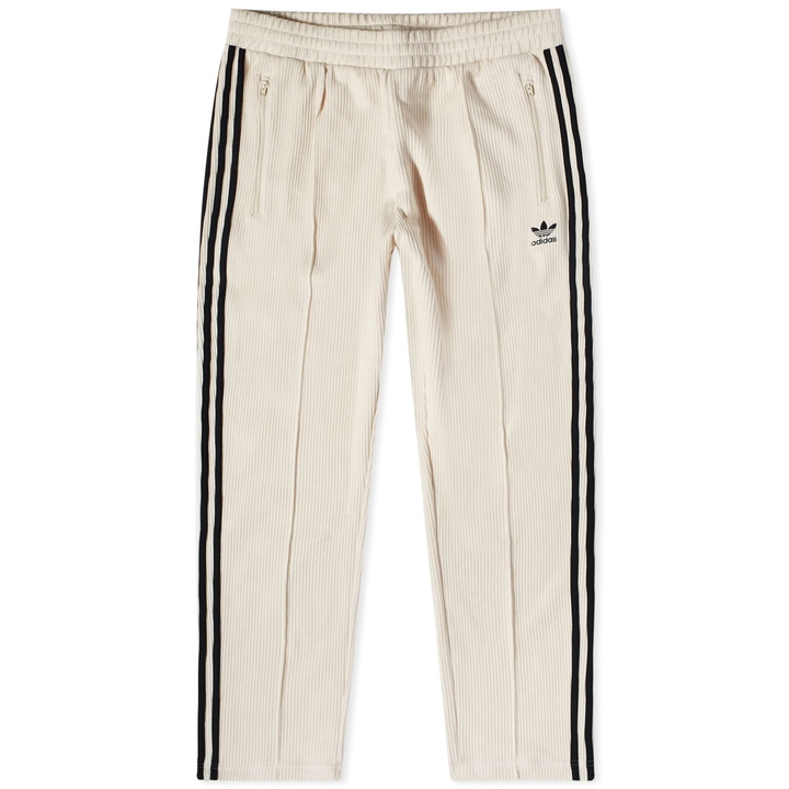 Photo: Adidas Men's Waffle BB Track Pant in Wonder White/Black