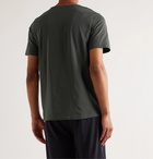 Hugo Boss - Slim-Fit Logo-Embroidered Stretch-Cotton Jersey T-Shirt - Green