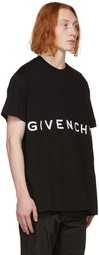 Givenchy Black 4G Embroidered Oversized T-Shirt