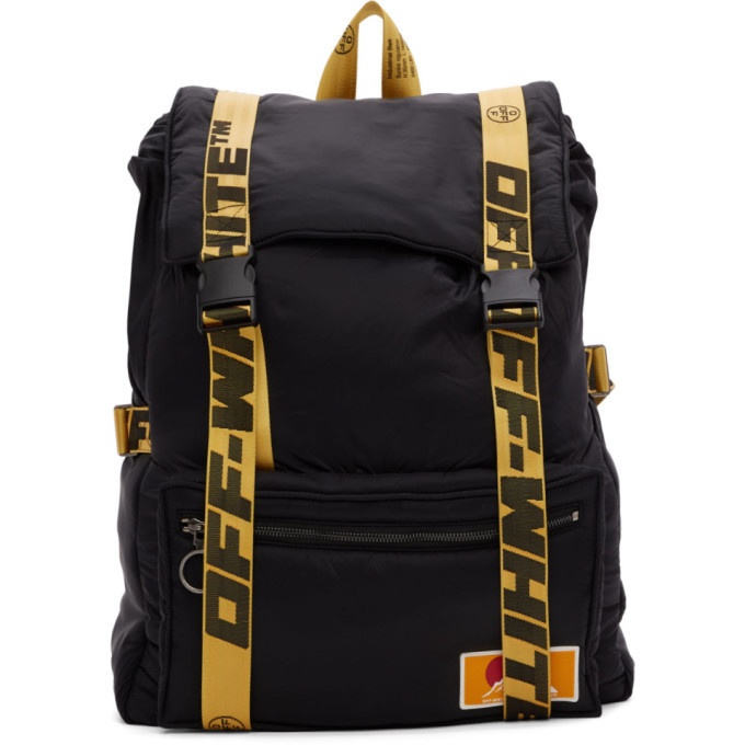 Photo: Off-White Black Oversize Puffy Backpack