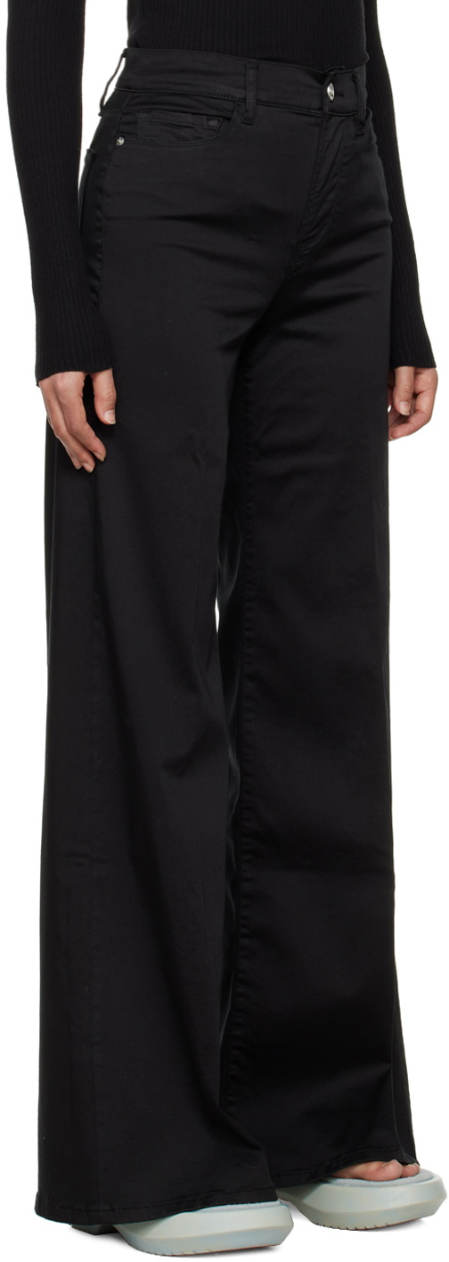 FRAME Black 'Le Palazzo' Jeans