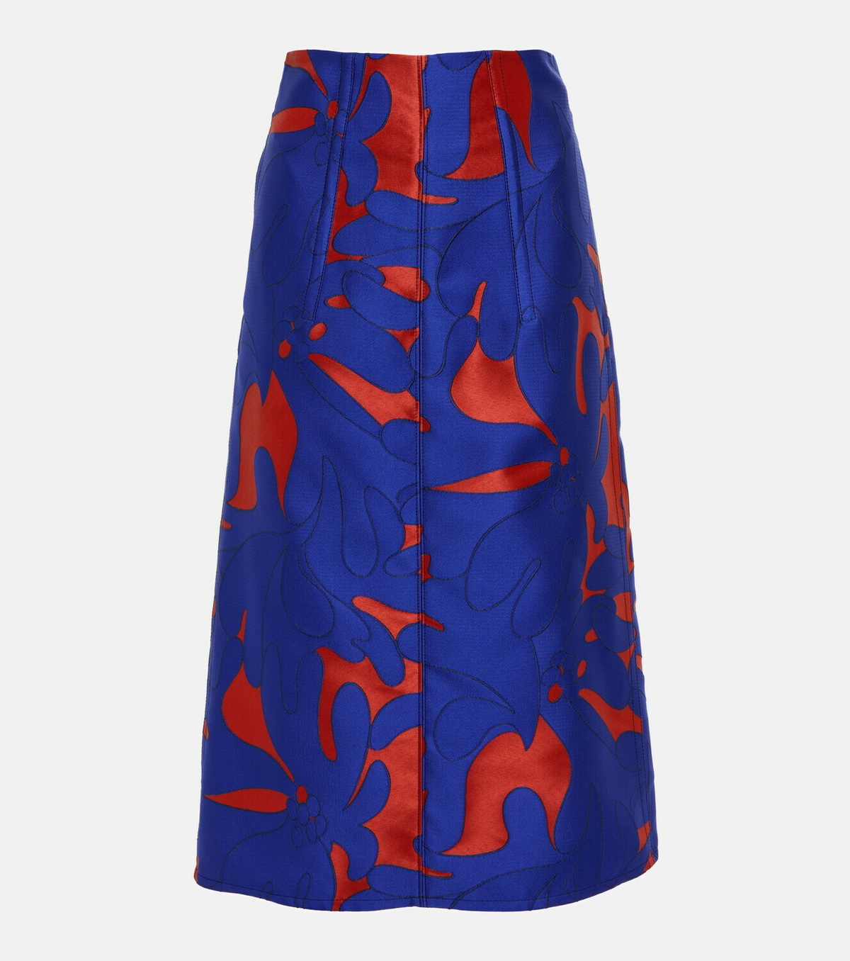 Moncler Genius - 2 Moncler 1952 floral jacquard midi skirt