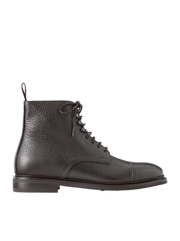 Photo: MORJAS - Jumper Leather Lace-Up Boots - Brown