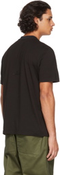 Moncler Black Layered Collar T-Shirt