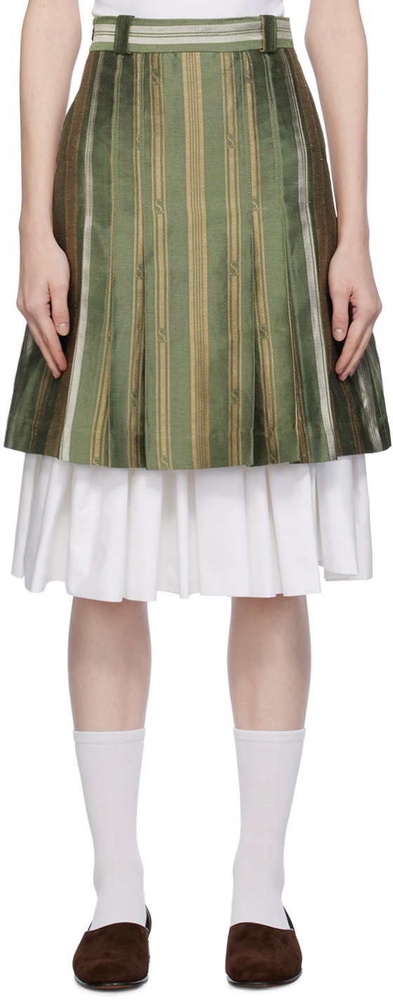 S.S.Daley Green Evana Midi Skirt
