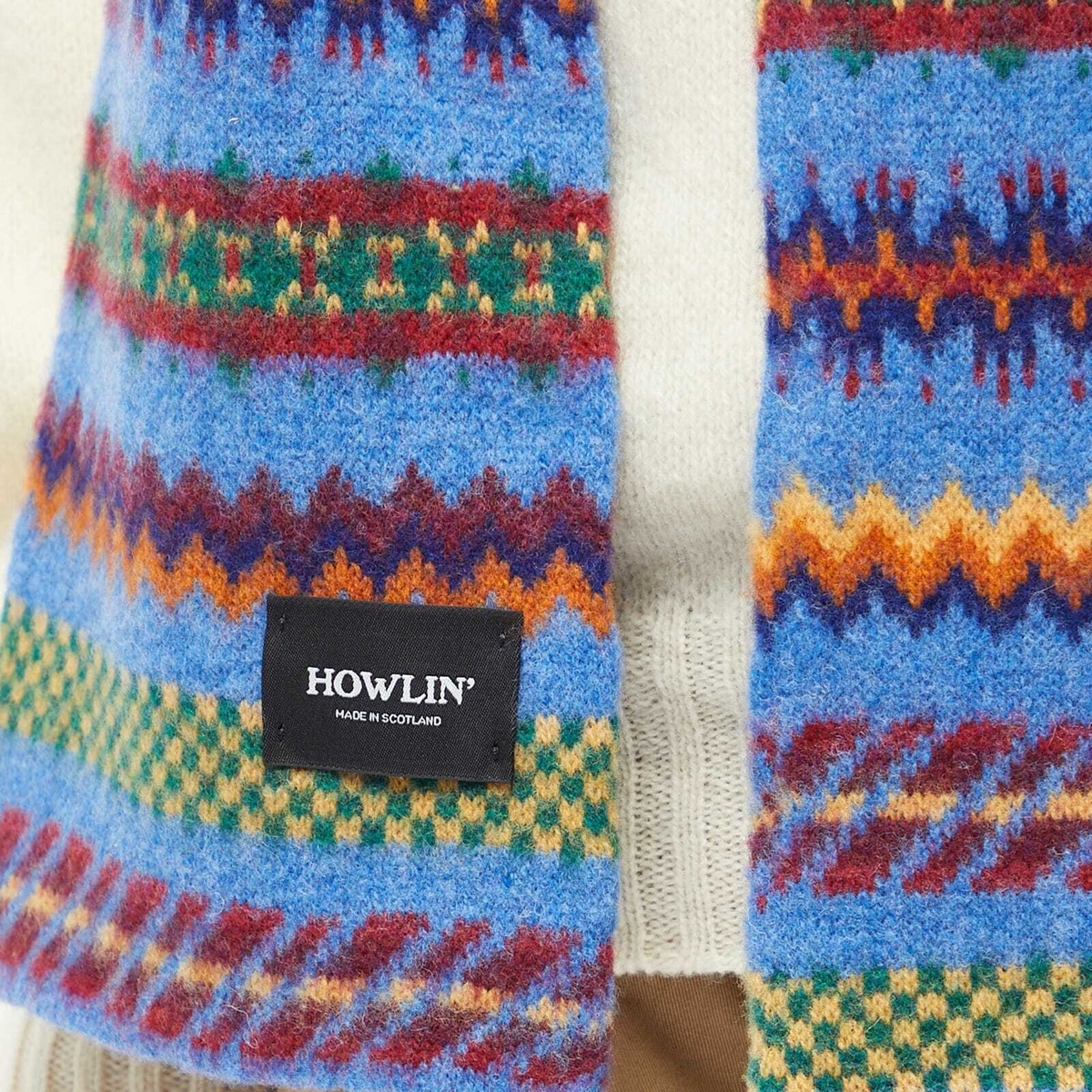 Howlin by Morrison Men's Howlin' A Woolen Wonder Scarf in Surf