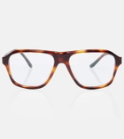 Khaite x Oliver Peoples square glasses