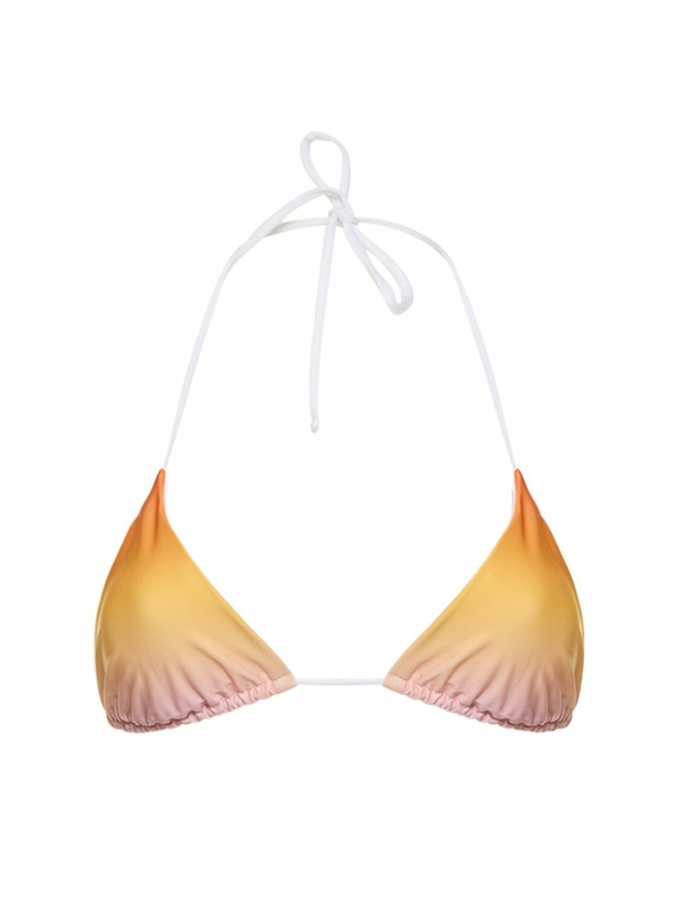 Photo: CASABLANCA Faded Triangle Bikini Top