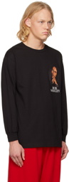 WACKO MARIA Black Printed Long-Sleeve T-Shirt