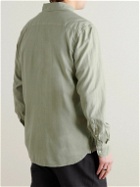 Altea - Ivy Button-Down Collar Lyocell and Cotton-Blend Shirt - Green