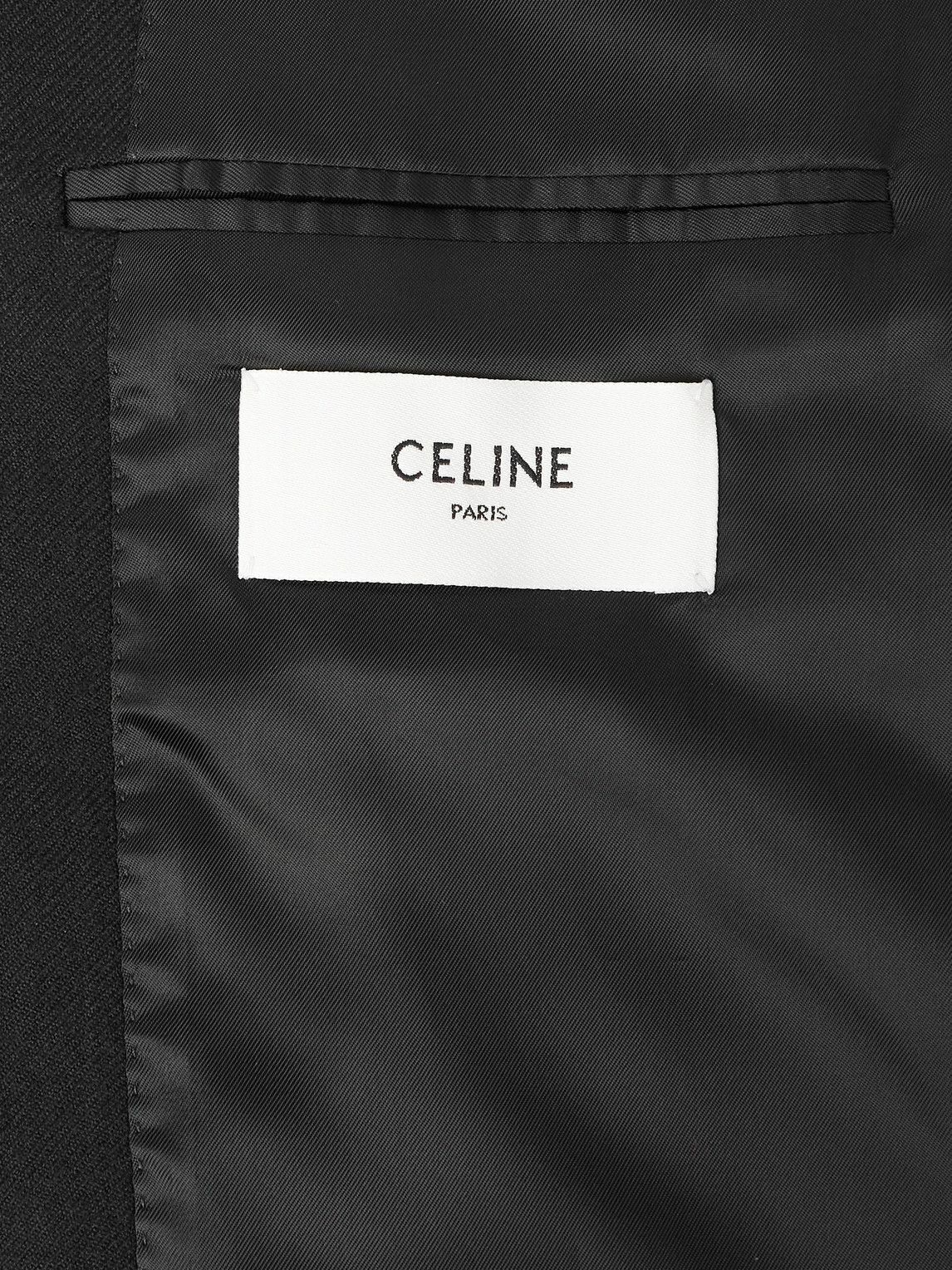 CELINE - Cashmere-Twill Blazer - Black