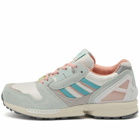 Adidas Men's ZX 8000 Sneakers in Ice Mint/Trace Pink/Cream White