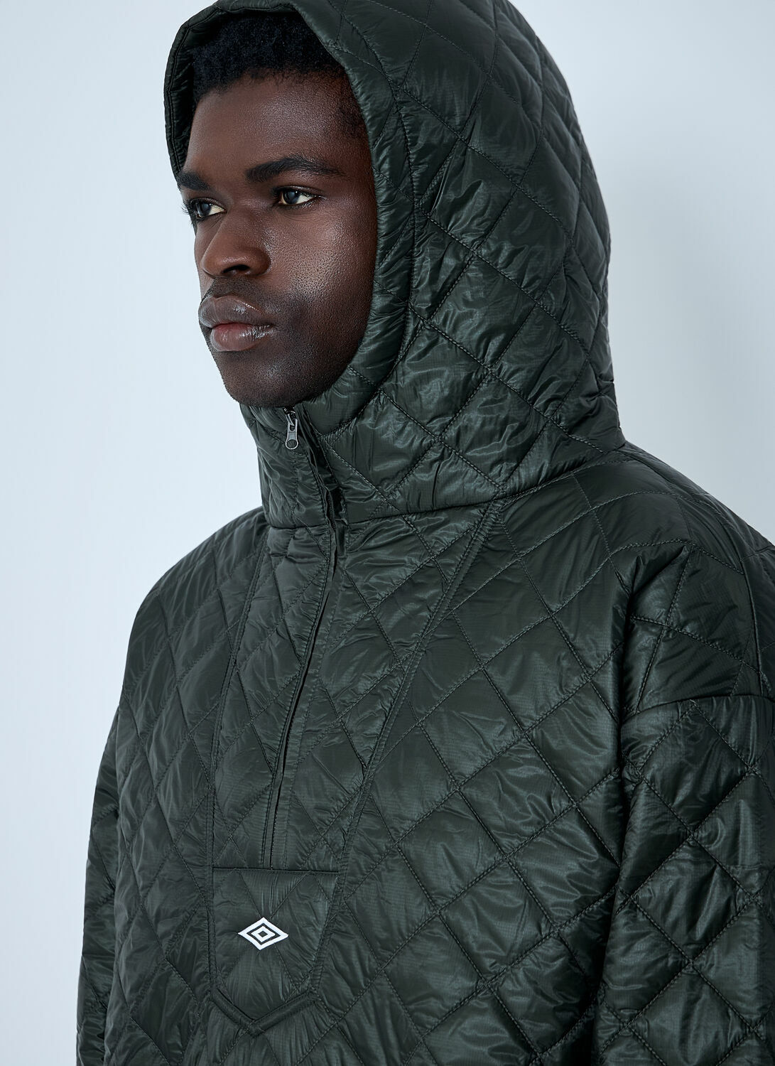 Umbro Quilted Masked Anorak Jacket