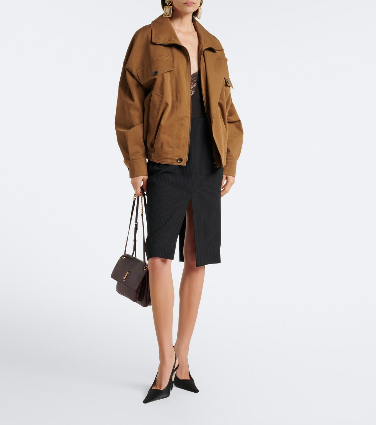Saint Laurent Niki Cassandre leather shoulder bag