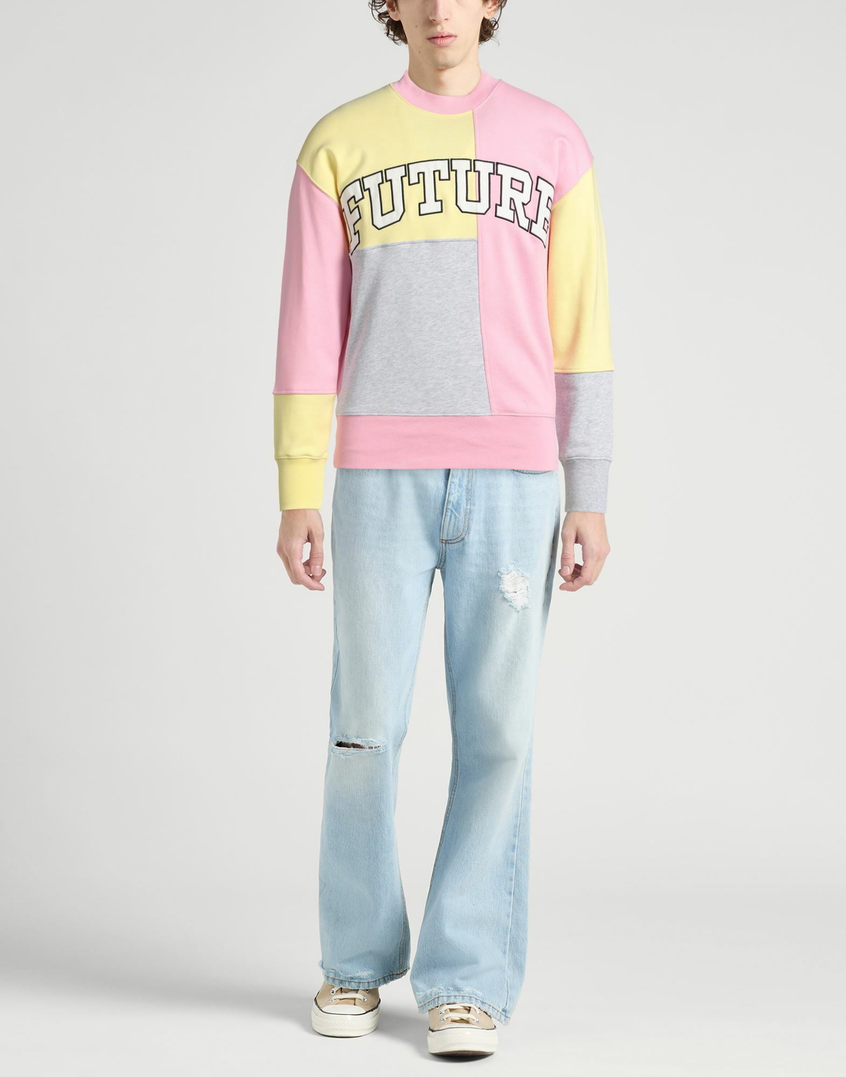 Msgm Mens Sweatshirt in Pink