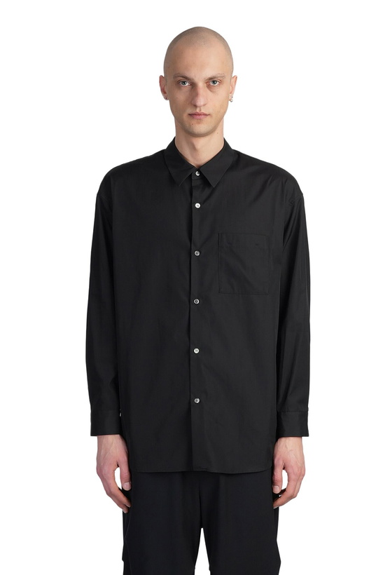 Photo: Attachment Shirt In Black Cotton