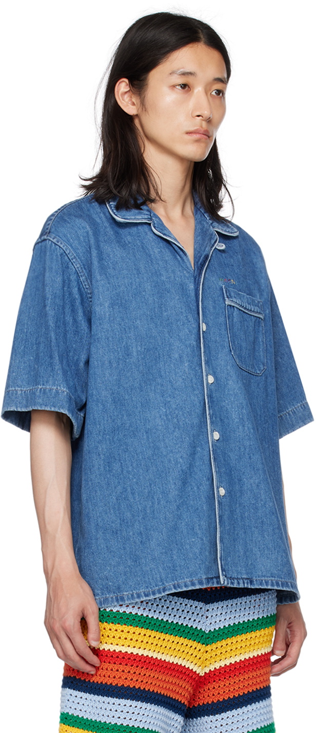 Marni Blue Button Shirt Marni